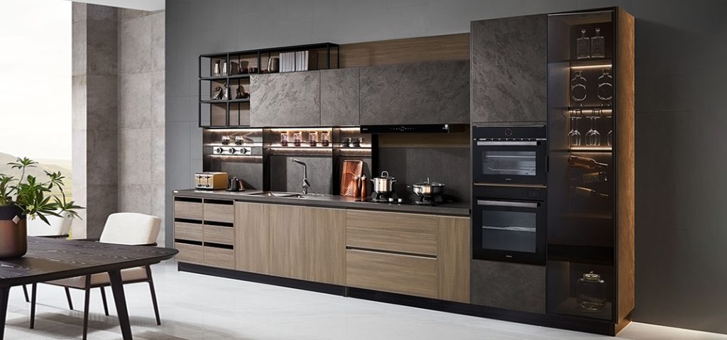 "One-Line" Kitchen Design