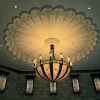 Photo Rice paper pleated lantern chandelier