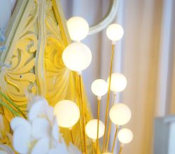 Photo crystal chandelier