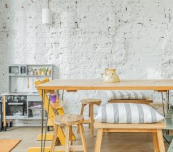 Photo Scandinavian kitchen lighting